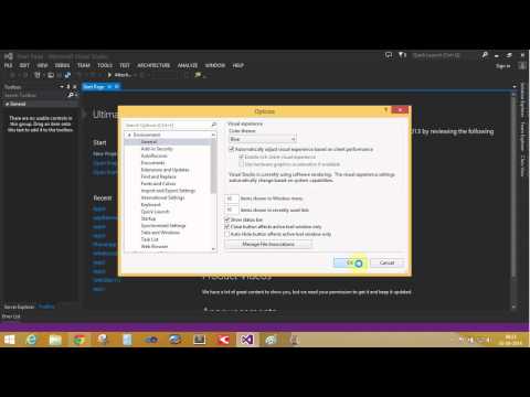 how to change visual studio 2013 theme