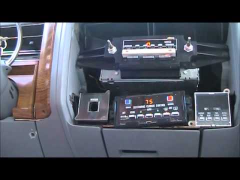 1981 Cadillac Sedan Deville, trunk latch and blower motor repair.