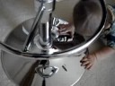 Baby Jack with a funny reflection