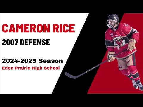 Cameron Rice 2007 Defense - 2024-2025 Eden Prairie High School Highlights