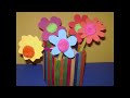 Como hacer flores de goma eva