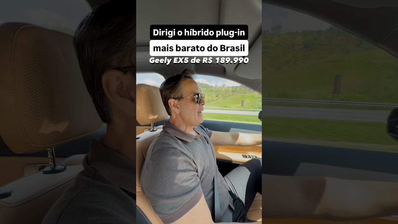 Geely EX5 híbrido a partir de R$ 189.990