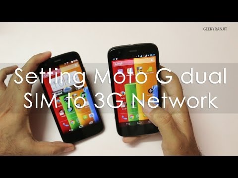 how to enable sim in moto g