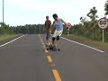 Cruz Alta, estrada do campus,Skate dowhill, Brasil. Cruz Alta, estrada do campus,Skate dowhill, Brasil.