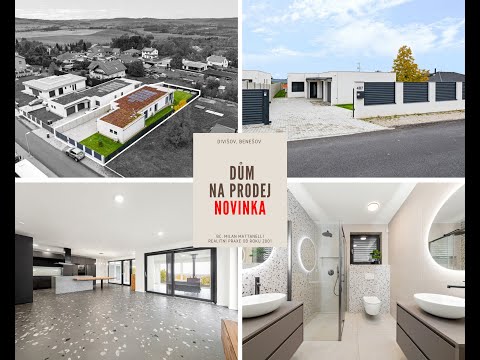 Video Moderní rodinný dům s chytrými technologiemi v Divišově