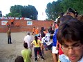 pos aki la vaquilla de las fiestas de arcos, la vaquilla saltarina. menuda esta hecha.