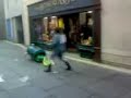 Turtle getting hammered at Stromness SHopping Week