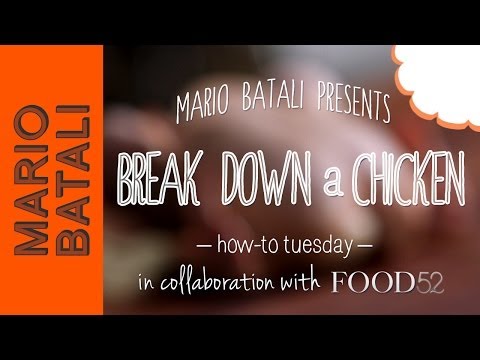 how to break down a chicken
