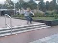 50-50 at a stair