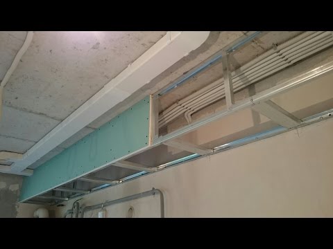 Как сделать короб с углом из гипсокартона Как сделать короб с углом из гипсокартона