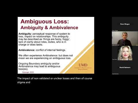 BHWET Region 5 Lunch and Learn Series: Ambiguous Loss and Clinical Context