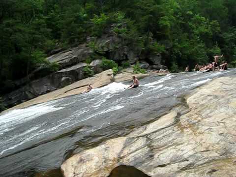 Shooting Bridal Veil Falls At Tallulah Gorge State Park, Georgia