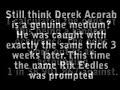 derek acorah   kreed kafer maths