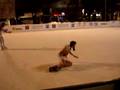 ice skaing in boxers
