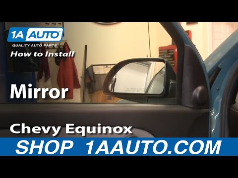 How To Install Replace Side Rear View Mirror Chevy Equinox 05-09 1AAuto.com