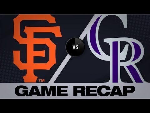 Video: Solano, Belt lead Giants to 11-8 win vs. Rox | Giants-Rockies Game Highlights 7/17/19