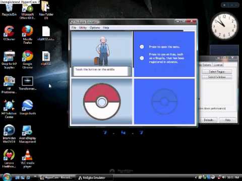 how to save pokemon diamond on no$gba