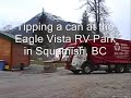 Tipping a Can at the Eagle Vista RV Park