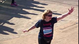 Laura Crosses the finish line raising £3,000 for the Heart Club!
