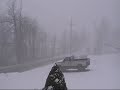 Autos & Vehicles - Driving In The Snow In White Outs Snow All Day Long Rochester Ny Weather