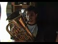 ZELDA's Ocarina of time's Lost Woods (Saria) on Euphonium