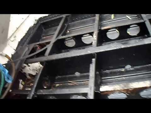 how to find leak in boat hull