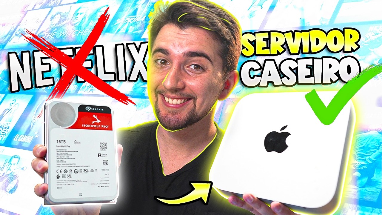 Como criar um servidor de mídia em casa (Jellyfin + Mac Mini USADO)