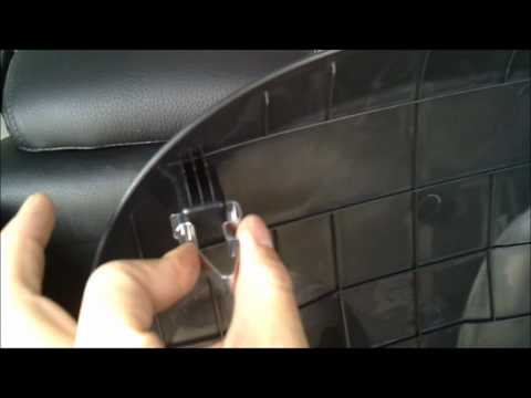 Hyundai Tucson 2010 A/V headrest install!