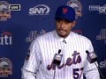 Johan Santana press conference Johan Santana press conference