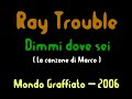 Una canzone dedicata a Marco, un...