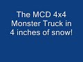 MCD Monster Truck 4x4 in Snow