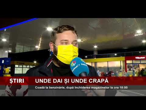 Coadă la benzinărie, după închiderea magazinelor la ora 18:00