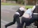 Chav Gets Arrested And Pepper Sprayed