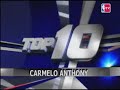 Carmelo Anthony Top 10 Of 2007