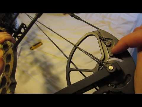 how to adjust draw length on a compound bow