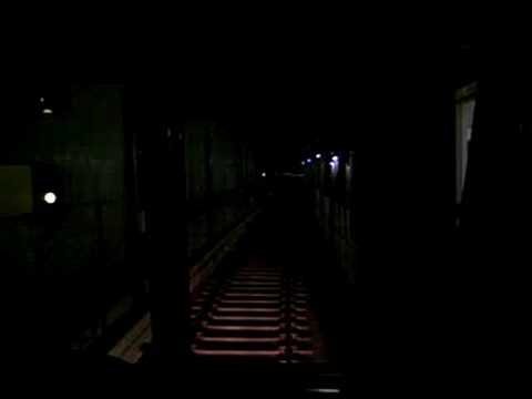 前面展望シーン・京都市営地下鉄東西線5000系