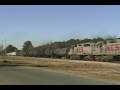 EMD GP40's eastbound on the Vicksburg sub at Doyline. Sure love the sound of these engines at full throttle.