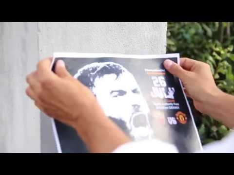 AS Roma vs. Manchester- Find game day posters and WIN - HUNGRY for tickets?