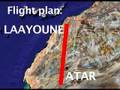 Flightplan: Laayoune (Western Sahara) to Atar (Mauritania)