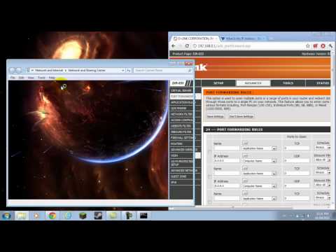 how to portforward minecraft d'link dir