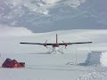 Twin Otter Landing at Vinson Base Antarctica