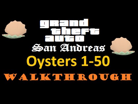 how to collect oysters in gta san andreas