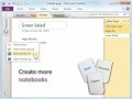 How to organize stuff in Microsoft OneNote 2010