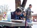 Howard Shanker reads names of the War Dead