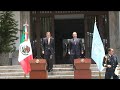 Visita de Ban Ki-moon a la Residencia Oficial de Los Pinos