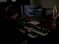 tom baker rips it up fall out boy style on the hammond organ whilst recording tricky album no. 2.