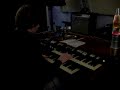 tom baker rips it up fall out boy style on the hammond organ whilst recording tricky album no. 2.