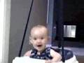 Baby giggling