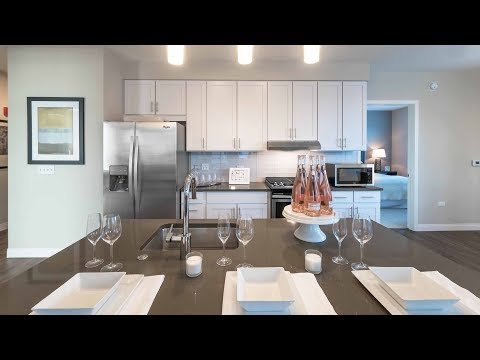 A 2-bedroom, 2-bath furnished model in downtown Oak Park at The Emerson A 2-bedroom, 2-bath furnished model in downtown Oak Park at The Emerson