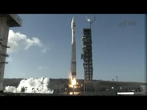 Atlas V rocket launches the LDCM (Landsat) spacecraft for NASA